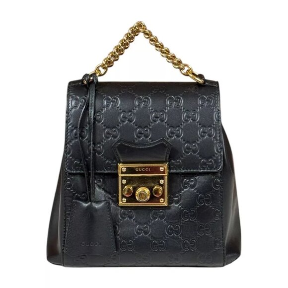 GUCCI Backpack Â· Daypack leather 2way Guccisima used - Picture 1 of 10